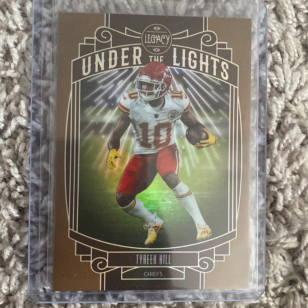 Tyreek Hill under the lights legacy numbered out of 100
